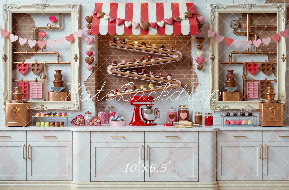 Kate Chocolate Factory Candy Kitchen Backdrop Designed by Mini MakeBelieve - Image 4