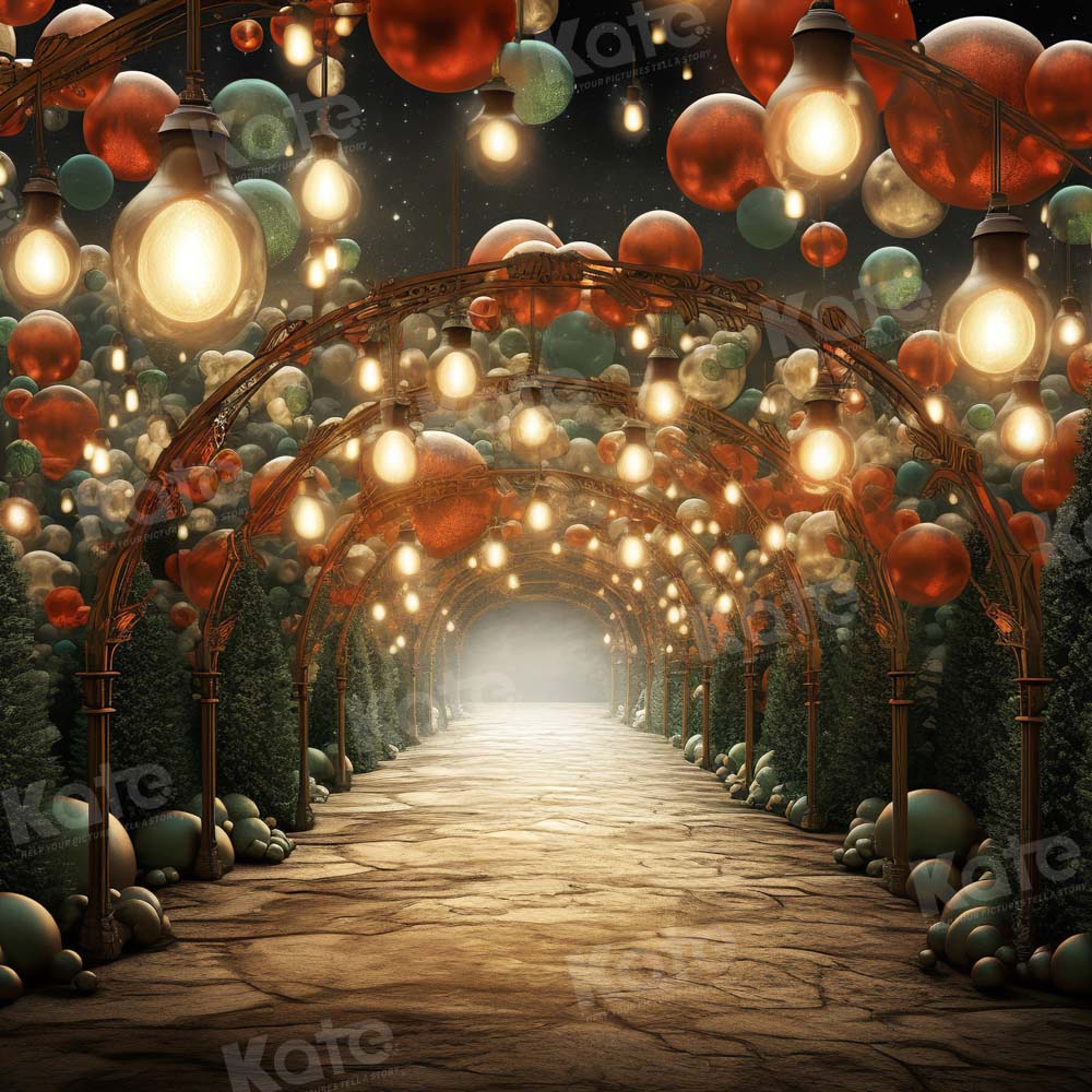 Kate Christmas Balloon Path Backdrop for Photography - Image 2