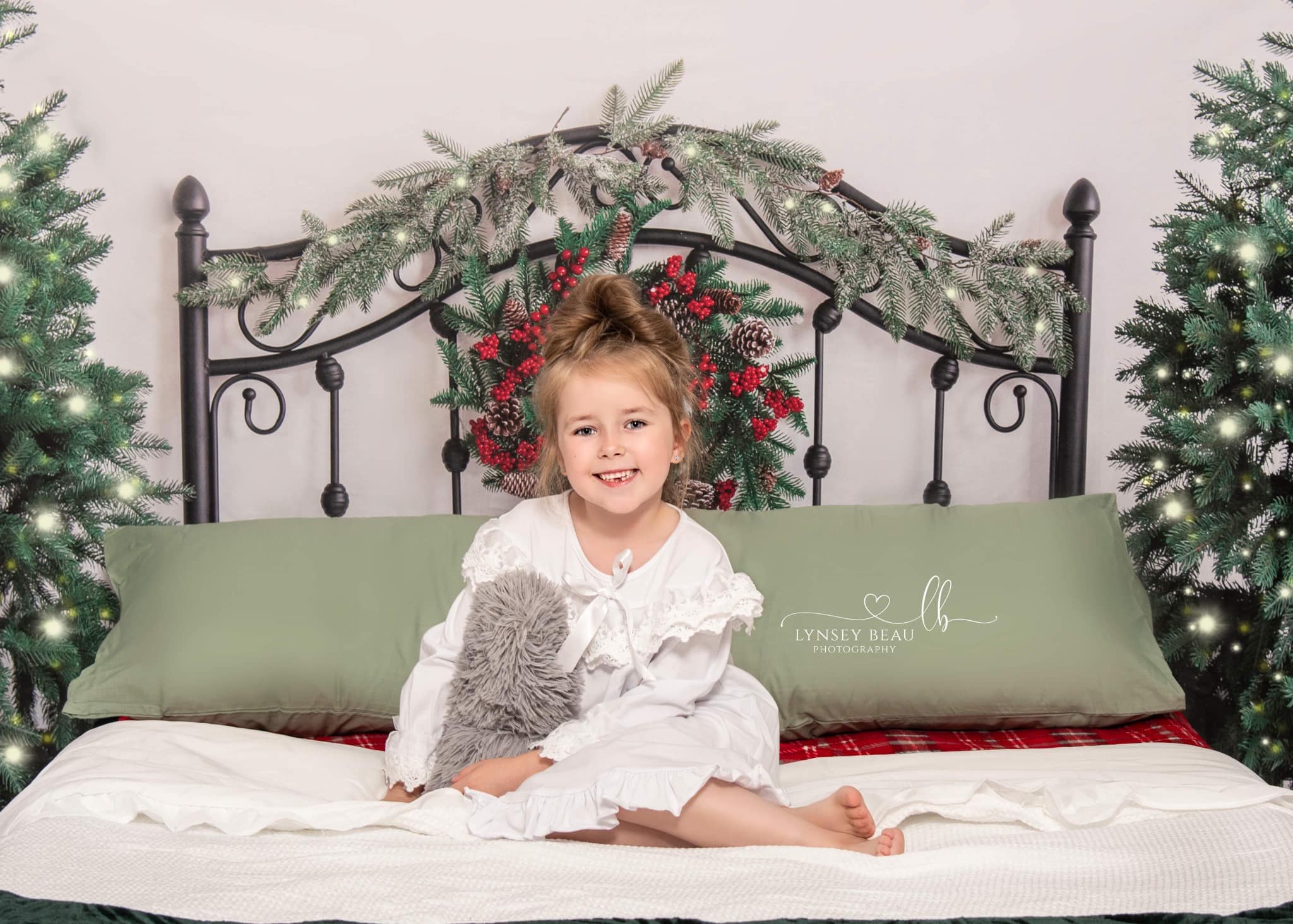 Kate Christmas Headboard Bed Backdrop Designed by Emetselch - Image 12