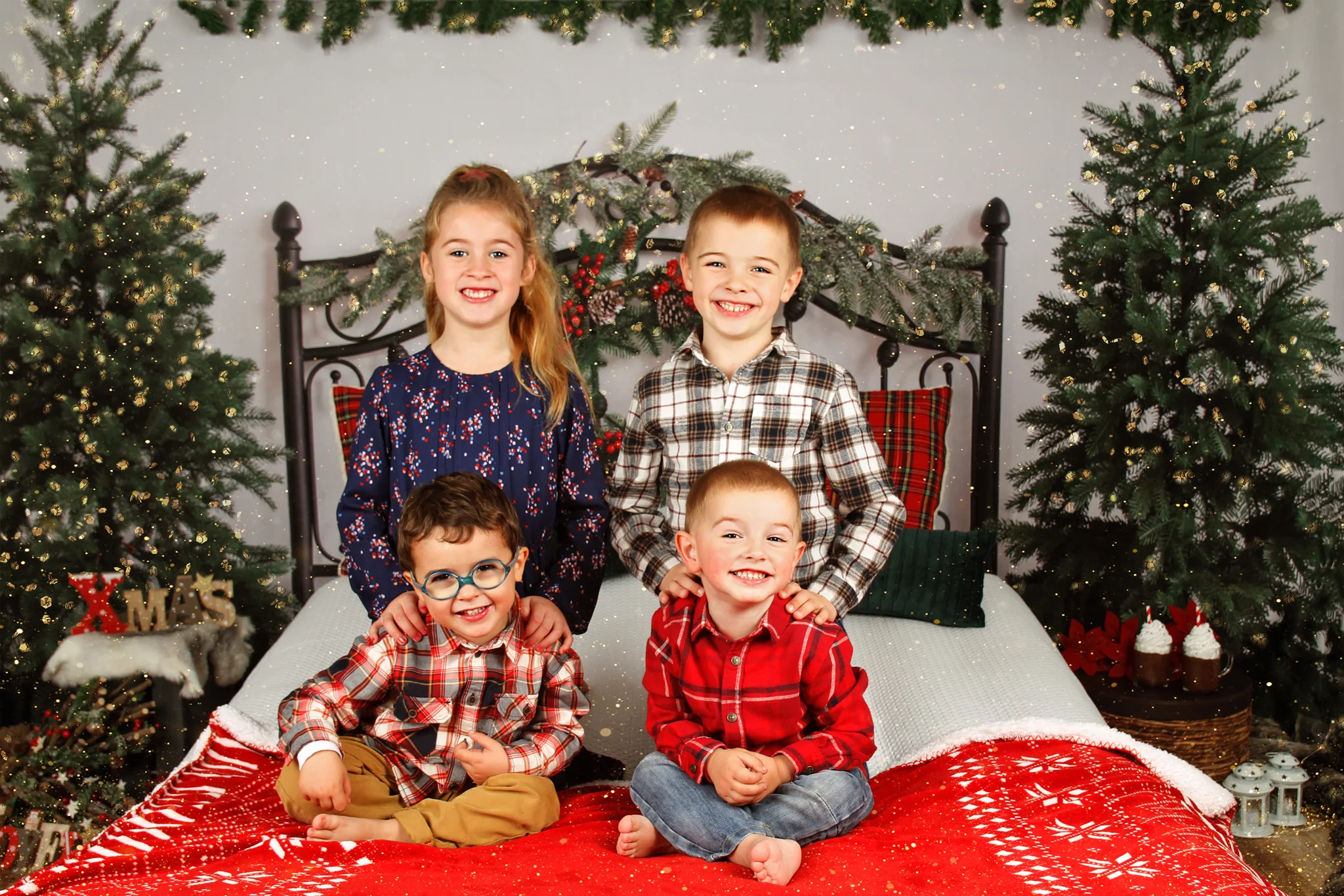 Kate Christmas Headboard Bed Backdrop Designed by Emetselch - Image 13