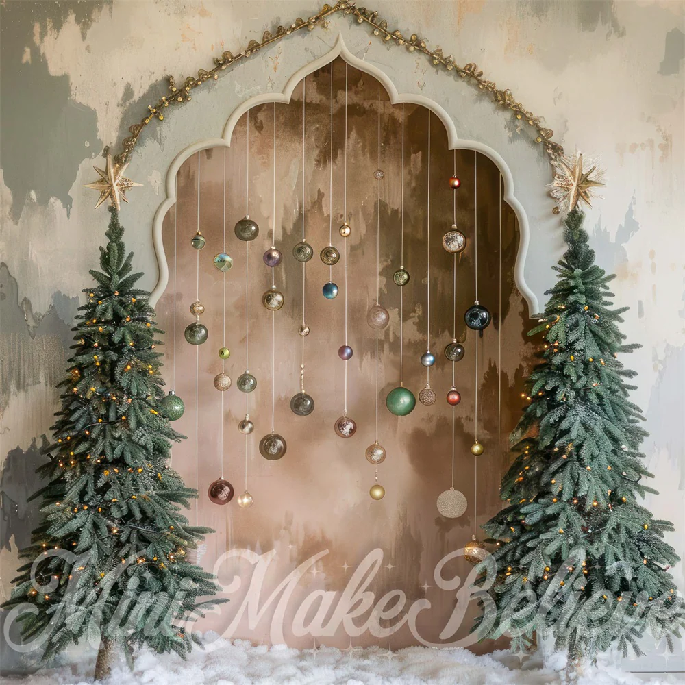 Kate Christmas Boho Retro Arch Backdrop Designed by Mini MakeBelieve - Image 2