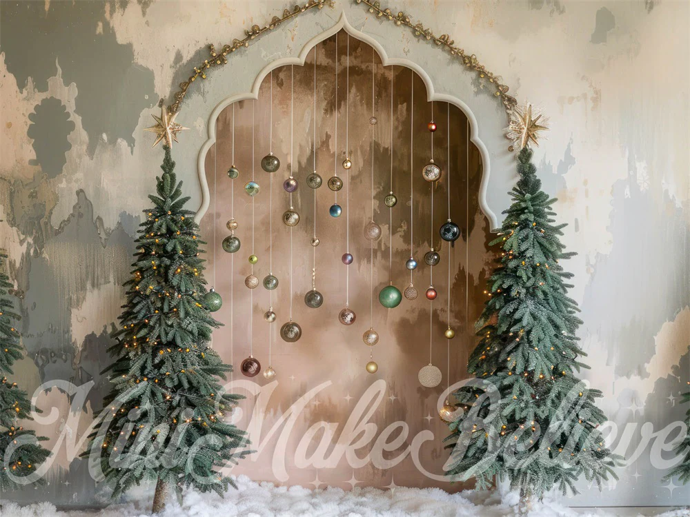 Kate Christmas Boho Retro Arch Backdrop Designed by Mini MakeBelieve - Image 3