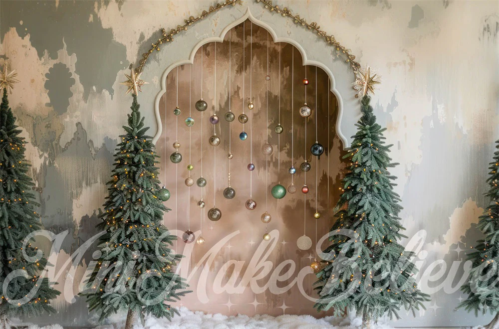 Kate Christmas Boho Retro Arch Backdrop Designed by Mini MakeBelieve - Image 4