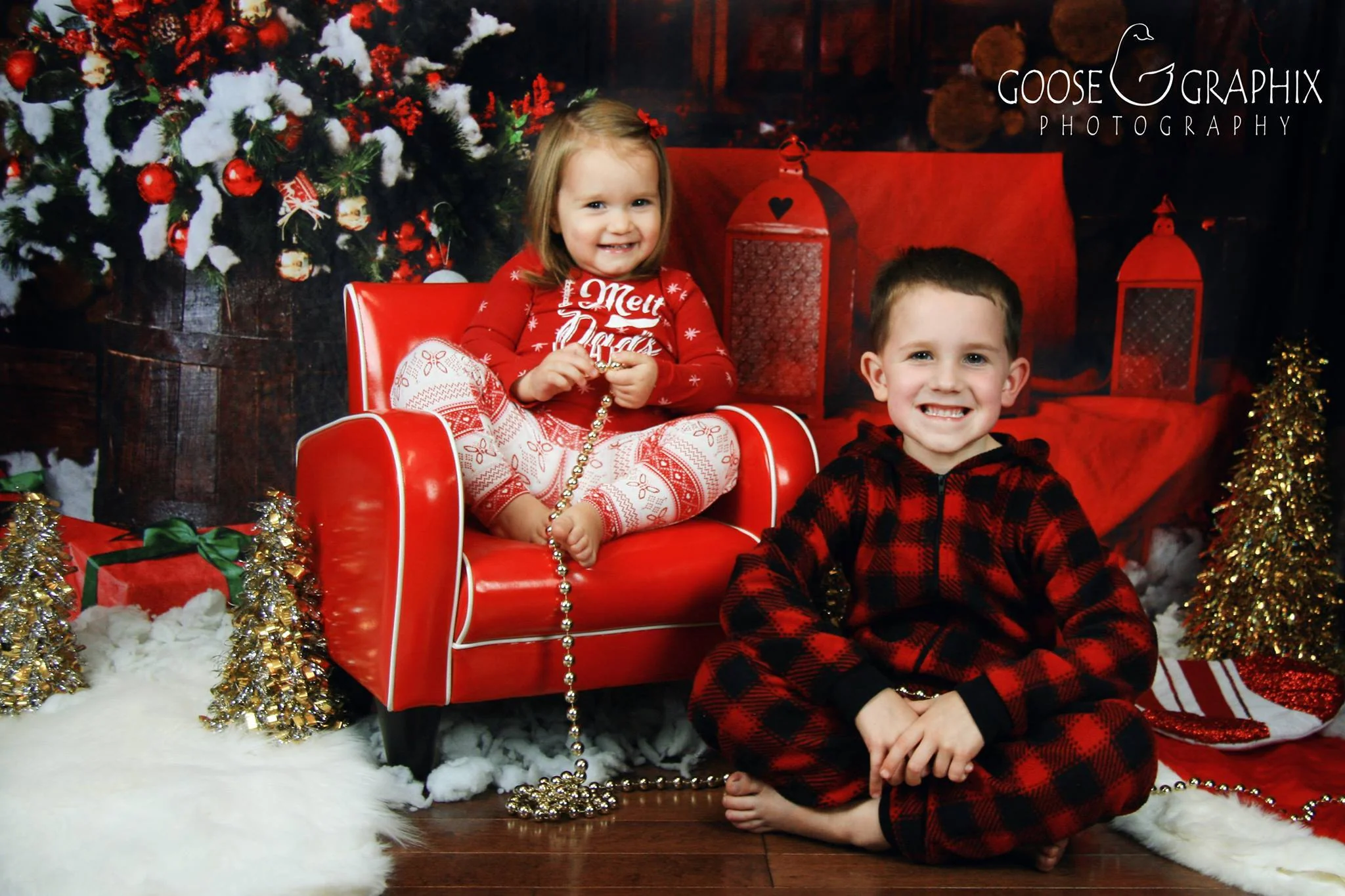 Kate Christmas Cotton Backdrop Decorations Box for kid Photography - Image 3