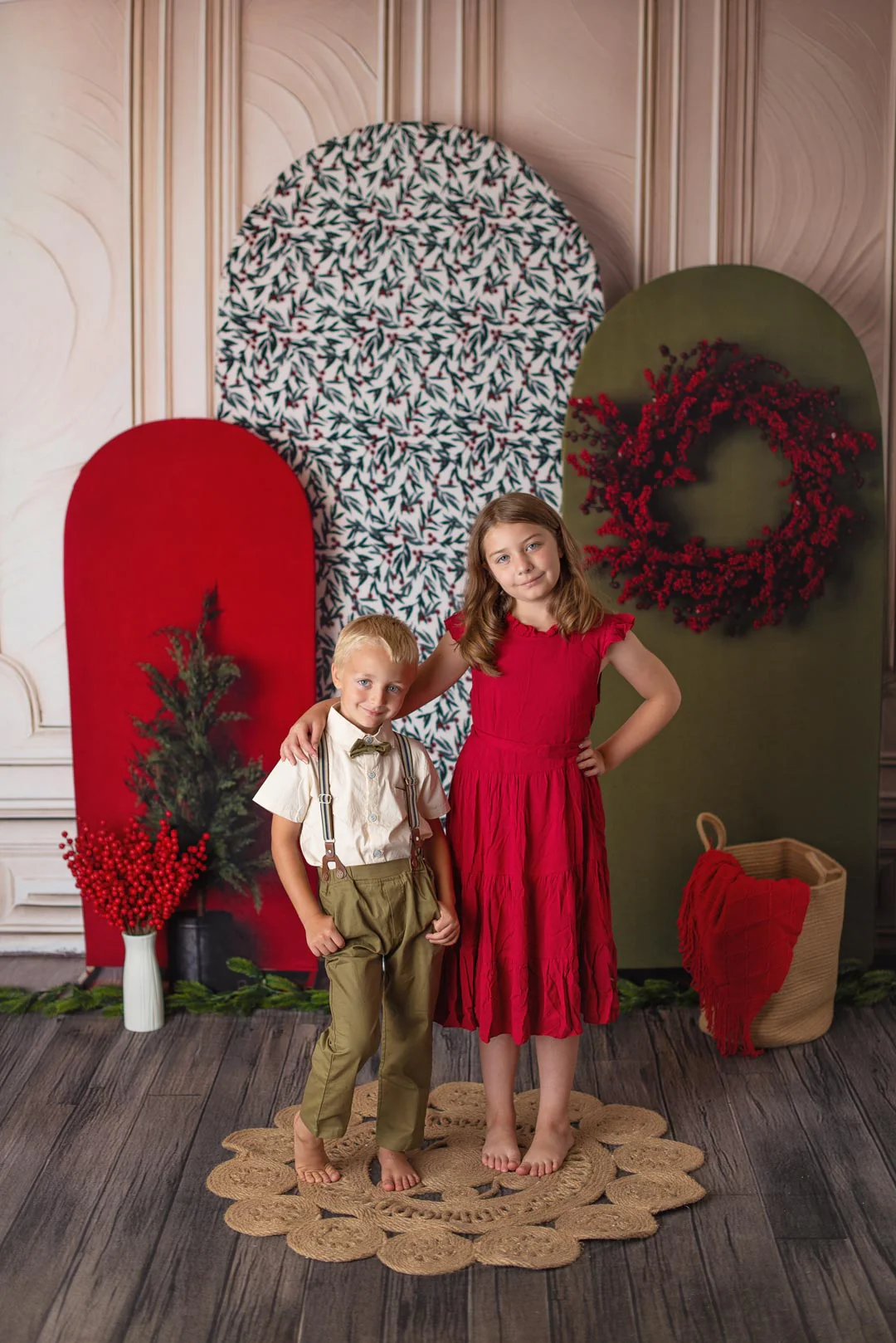 Kate Christmas Cozy Boho Backdrop Designed by Mandy Ringe Photography - Image 3
