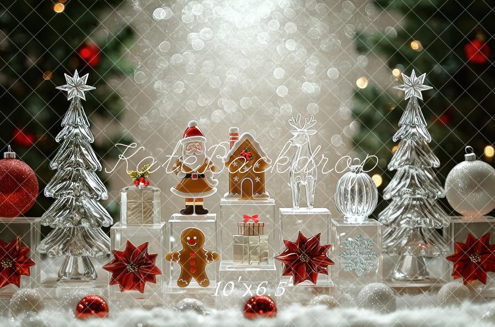 Kate Christmas Crystal Trees Presents Bokeh Backdrop Designed by Mini MakeBelieve - Image 4