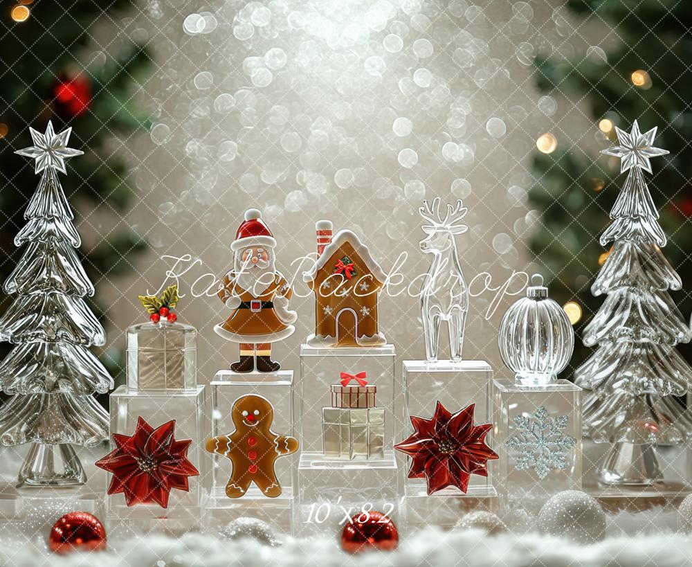 Kate Christmas Crystal Trees Presents Bokeh Backdrop Designed by Mini MakeBelieve - Image 6