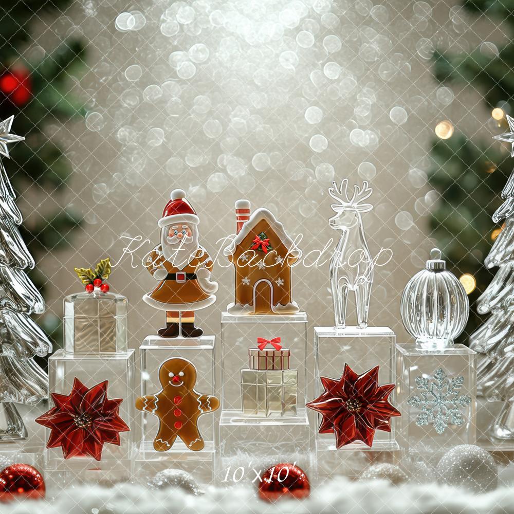 Kate Christmas Crystal Trees Presents Bokeh Backdrop Designed by Mini MakeBelieve - Image 7