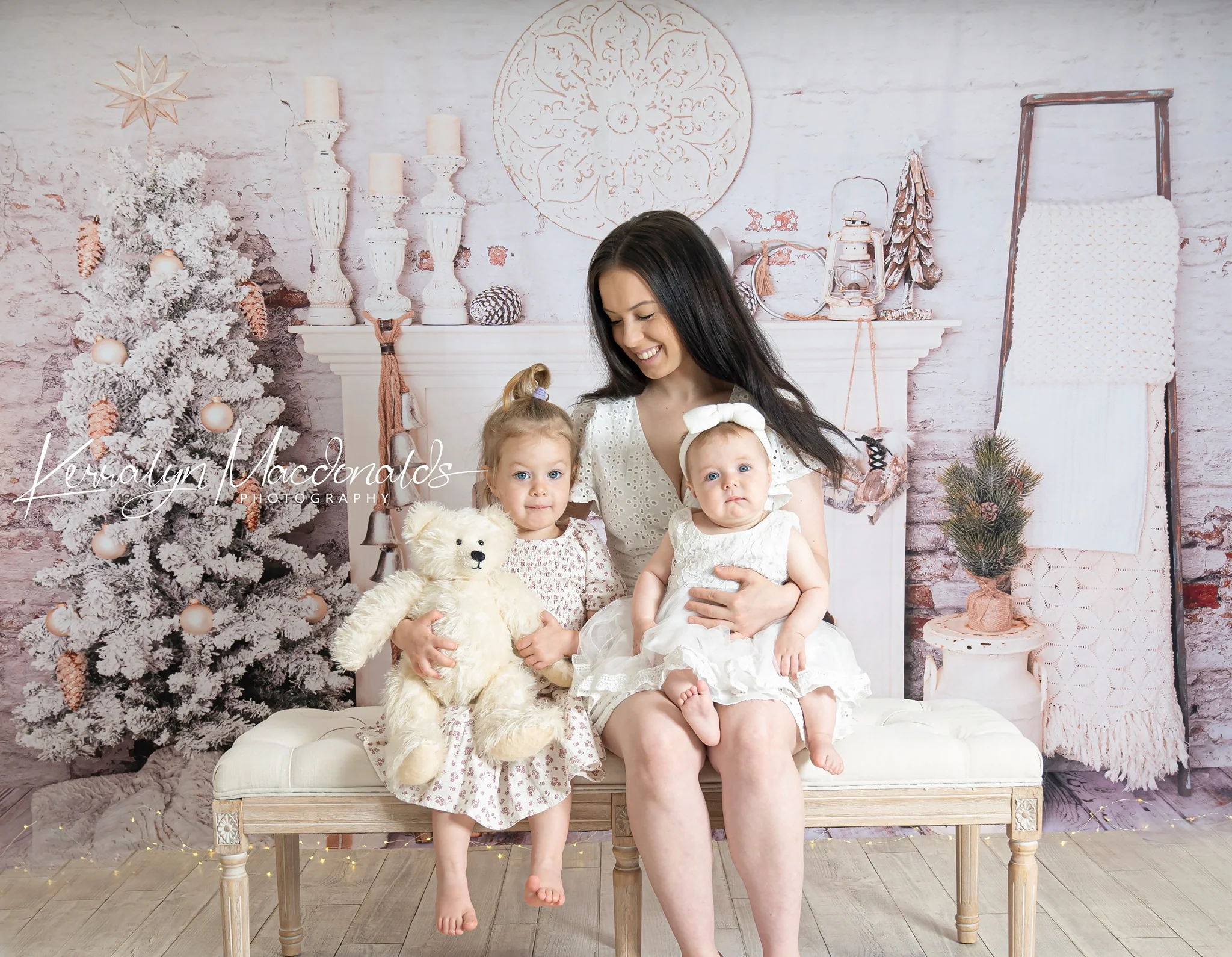 Kate Christmas Decorations Brick Room Backdrop Designed By Pine Park Collection - Image 3