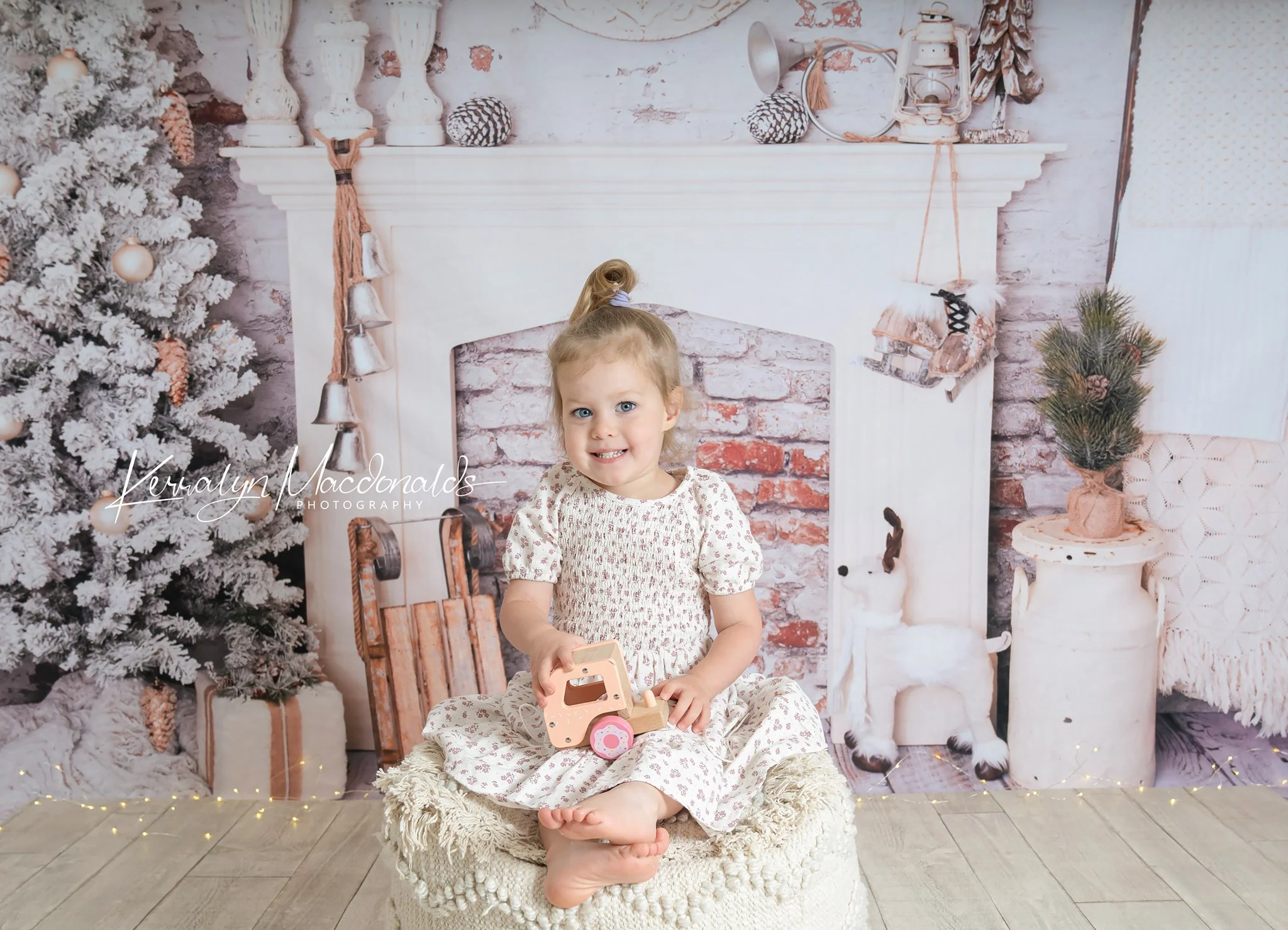 Kate Christmas Decorations Brick Room Backdrop Designed By Pine Park Collection - Image 5