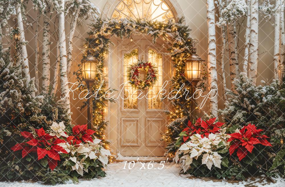 Kate Christmas Door Garland Tree Backdrop Designed by Emetselch - Image 6