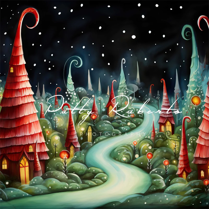 Kate Christmas Fantasy Path Backdrop Designed by Patty Robert - Image 2