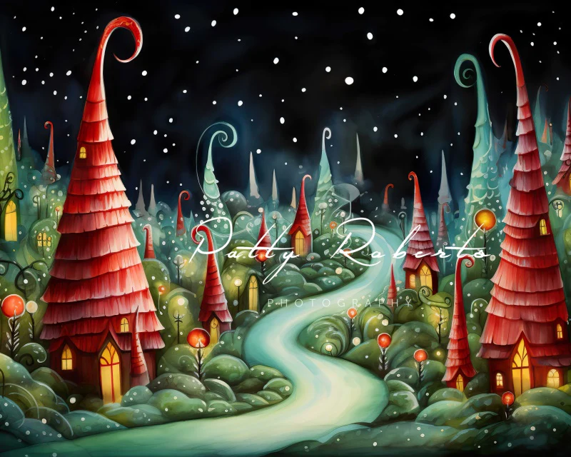 Kate Christmas Fantasy Path Backdrop Designed by Patty Robert - Image 4