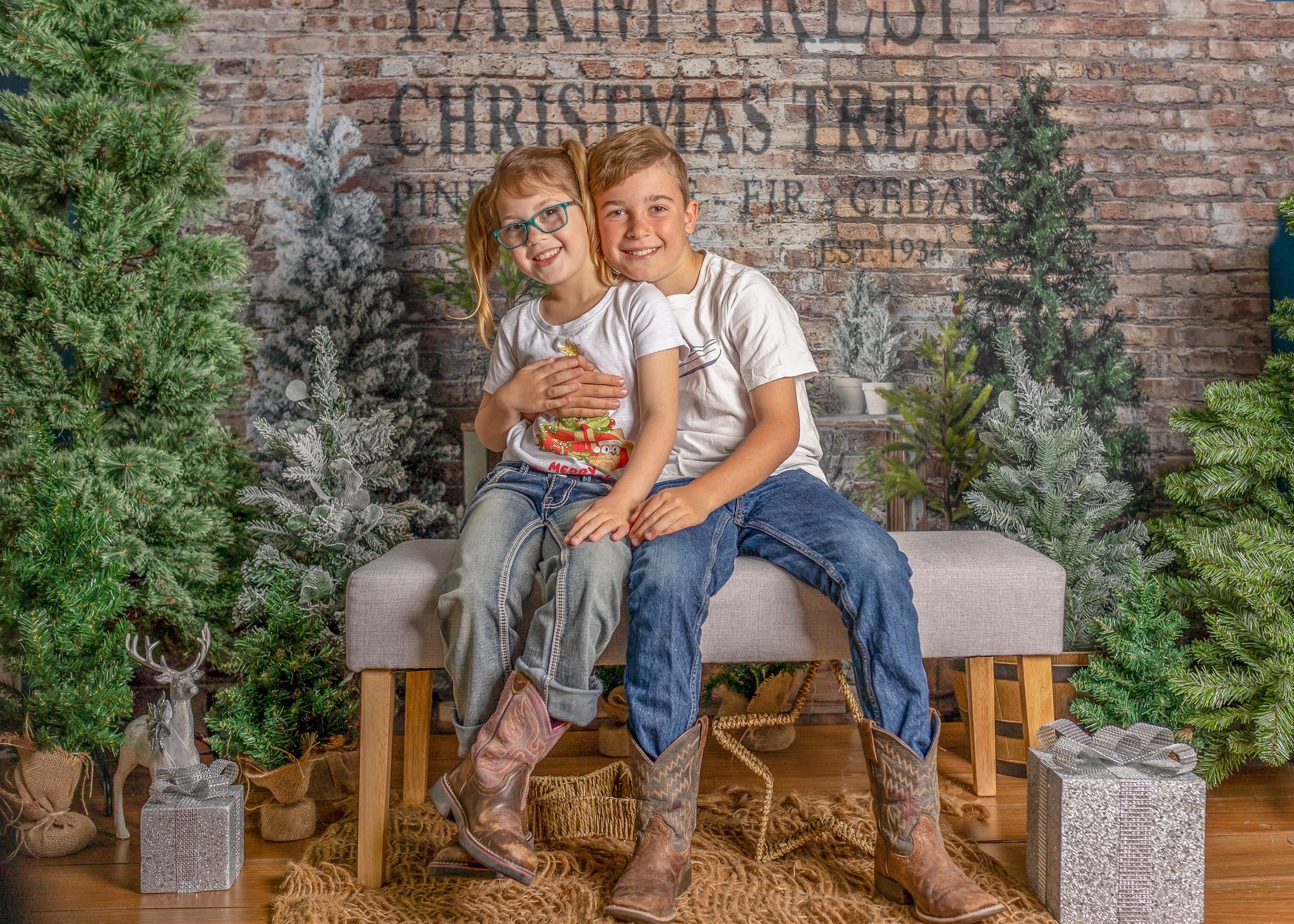Kate Christmas Farm Fresh Tree Backdrop Designed by Mandy Ringe Photography - Image 10
