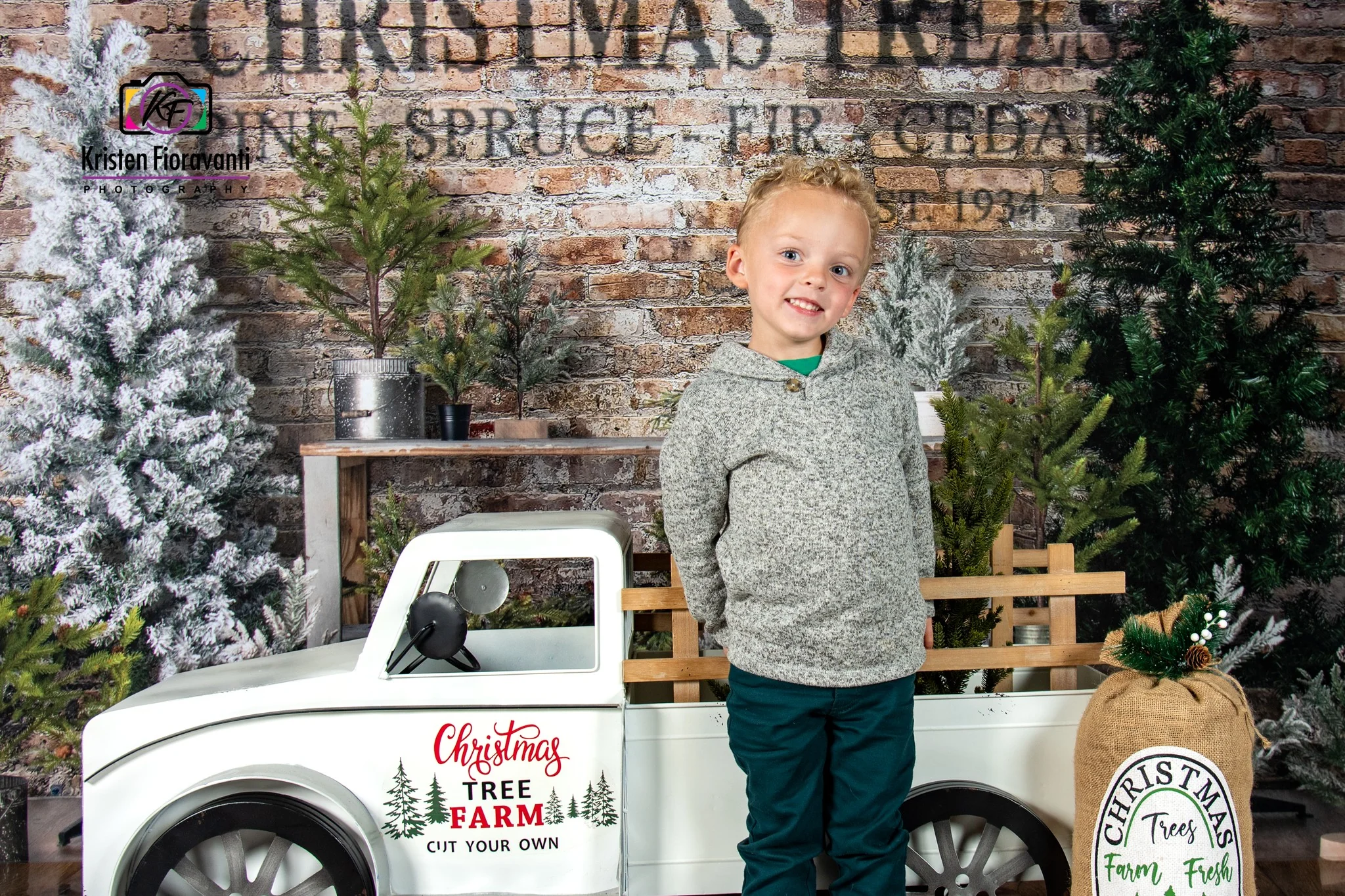 Kate Christmas Farm Fresh Tree Backdrop Designed by Mandy Ringe Photography - Image 12