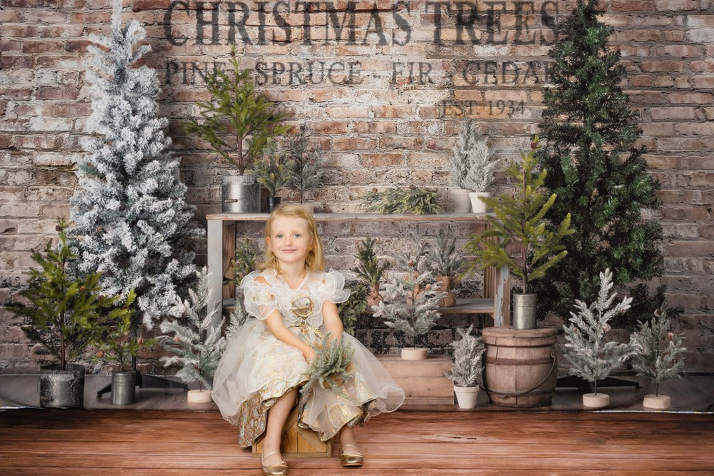 Kate Christmas Farm Fresh Tree Backdrop Designed by Mandy Ringe Photography - Image 9