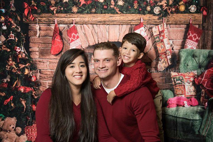 Kate Christmas Fireplace parlor Decorations Backdrop for Photography - Image 4