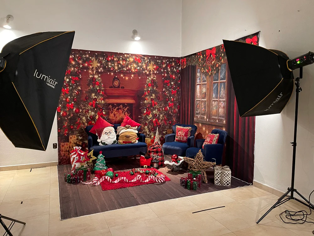 Kate Christmas Fireplace&Window Room Set - Image 4
