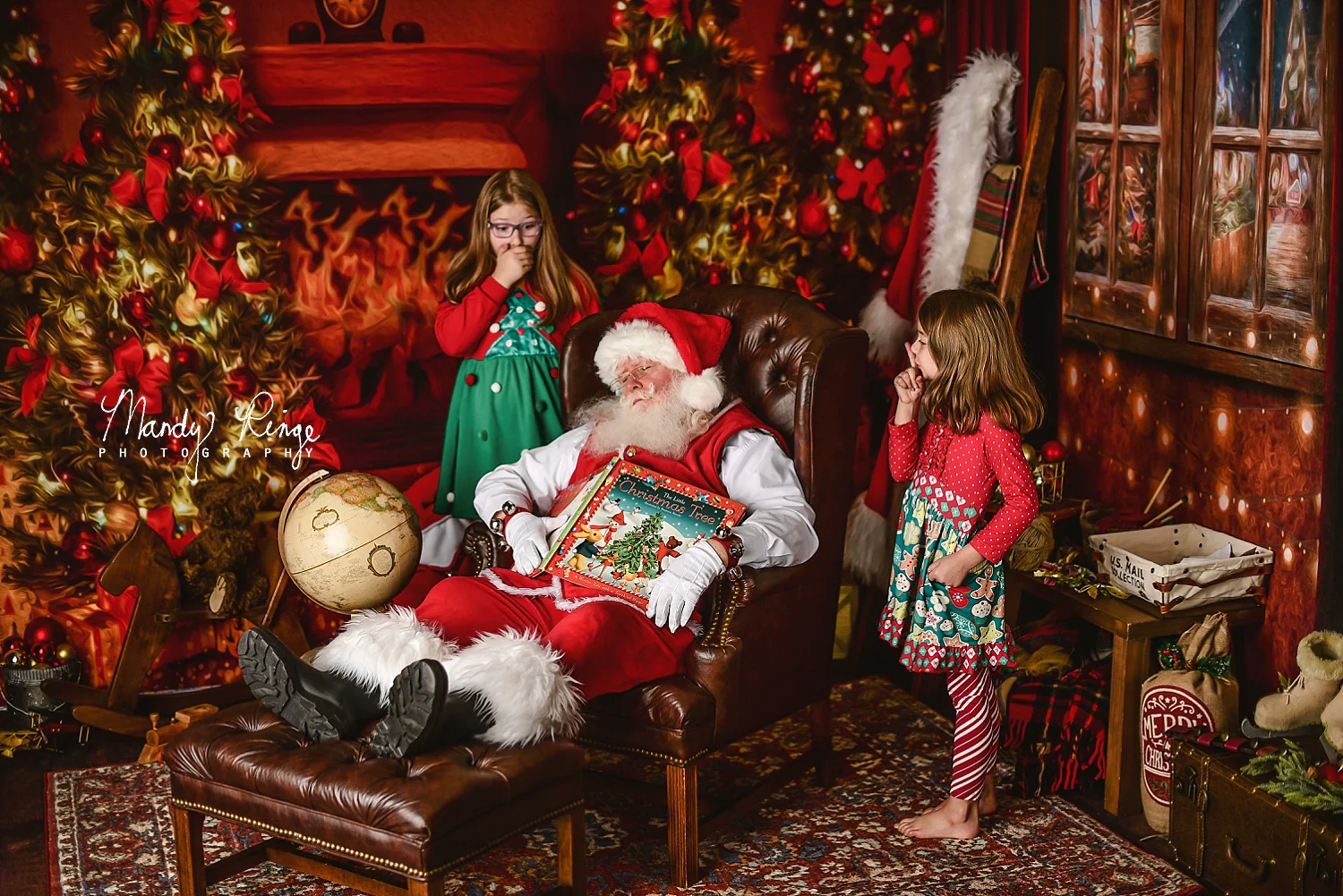 Kate Christmas Fireplace&Window Room Set - Image 7
