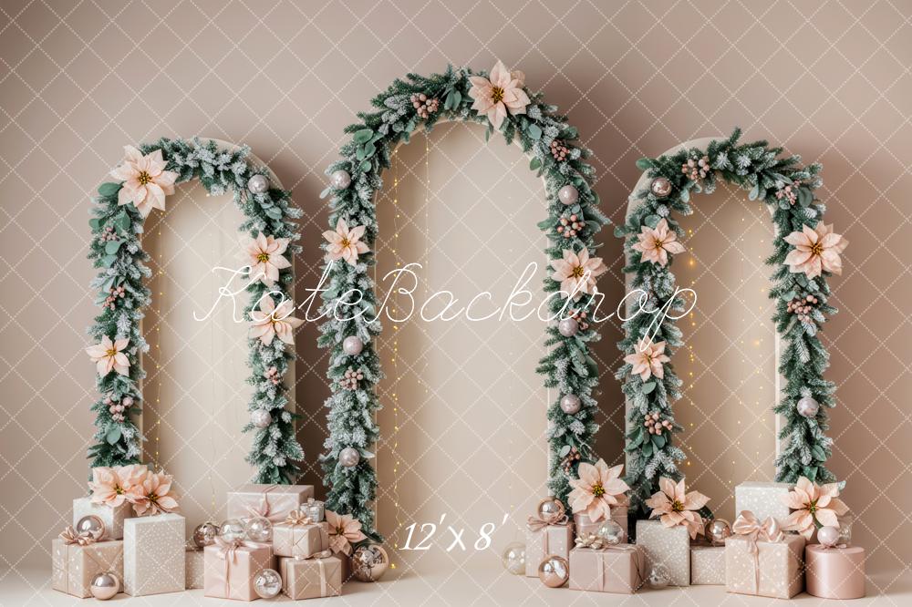 Kate Christmas Floral Arch Gift Backdrop Designed by Patty Robert - Image 8