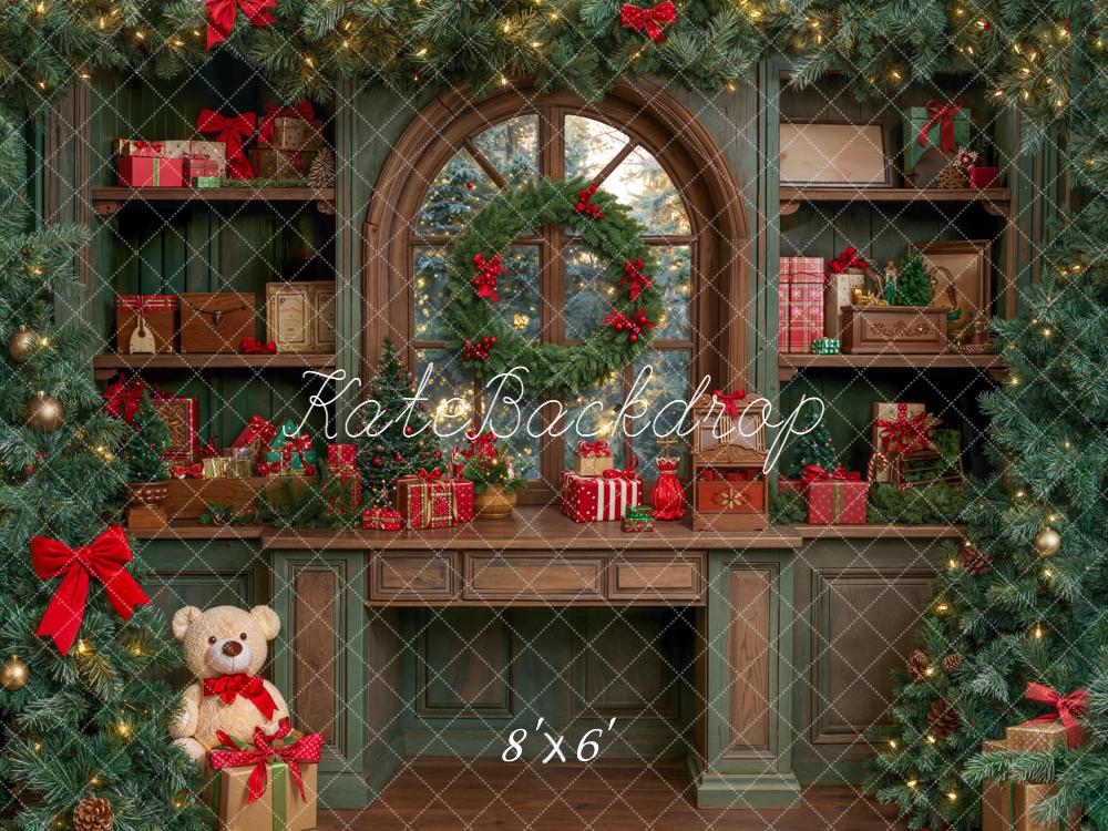 Kate Christmas Garland Window Shelves Gifts Backdrop Designed by Emetselch - Image 3