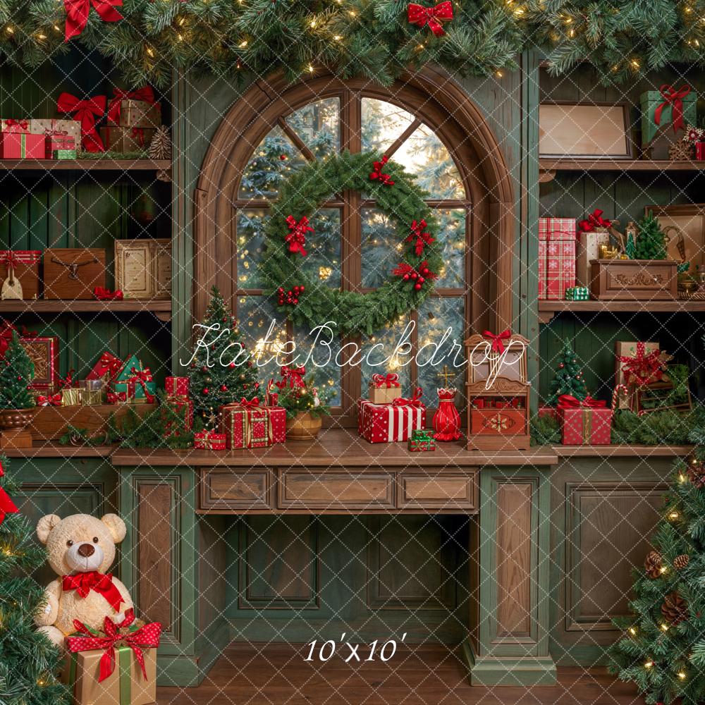 Kate Christmas Garland Window Shelves Gifts Backdrop Designed by Emetselch - Image 7