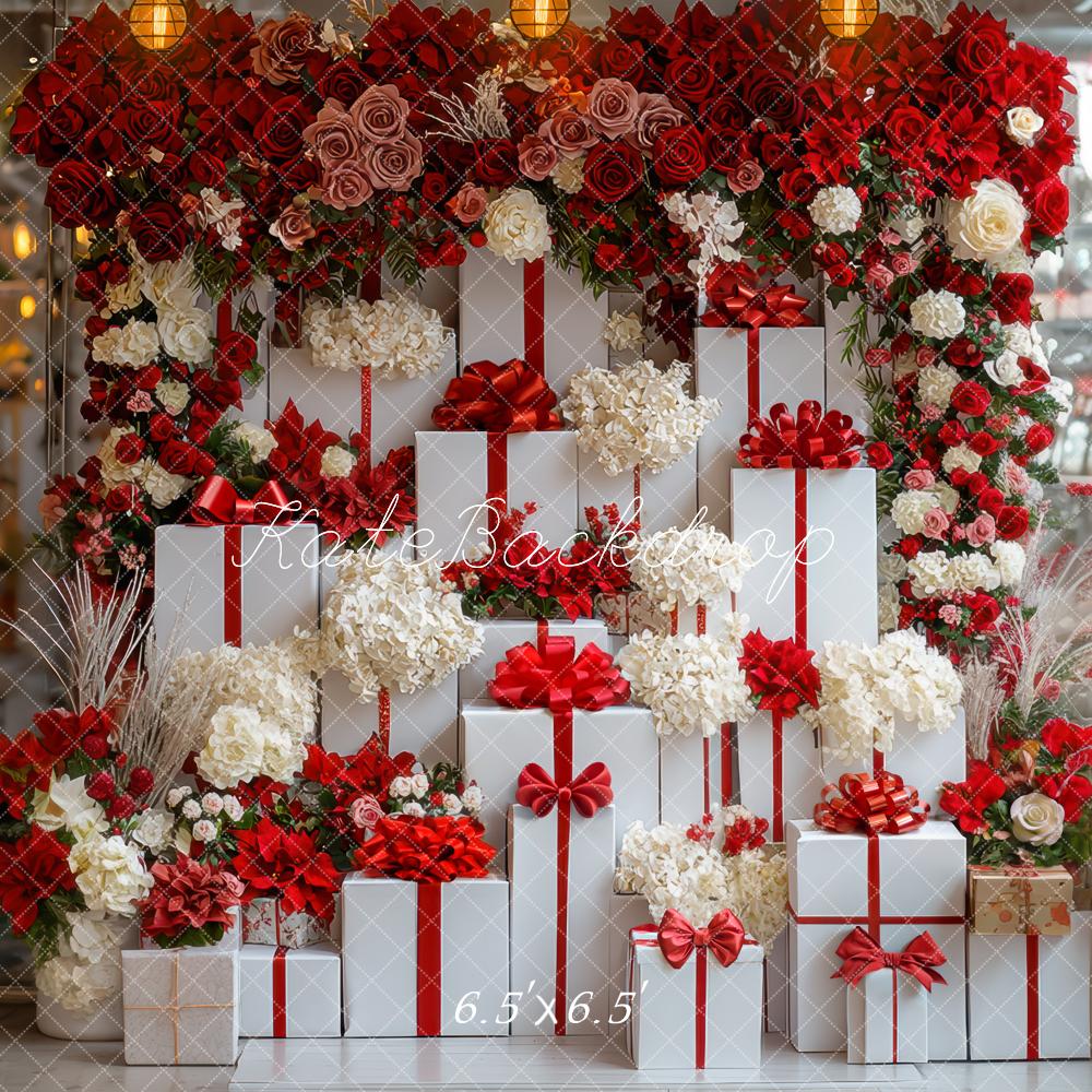 Kate Christmas Gift Boxes White Backdrop Designed by Mini MakeBelieve - Image 2