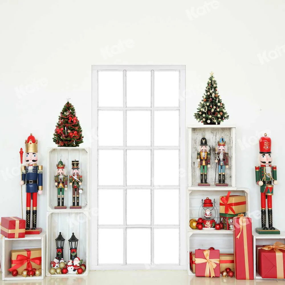 Kate Christmas Gift Nutcrackers Shelf Backdrop Door Designed by Emetselch - Image 2