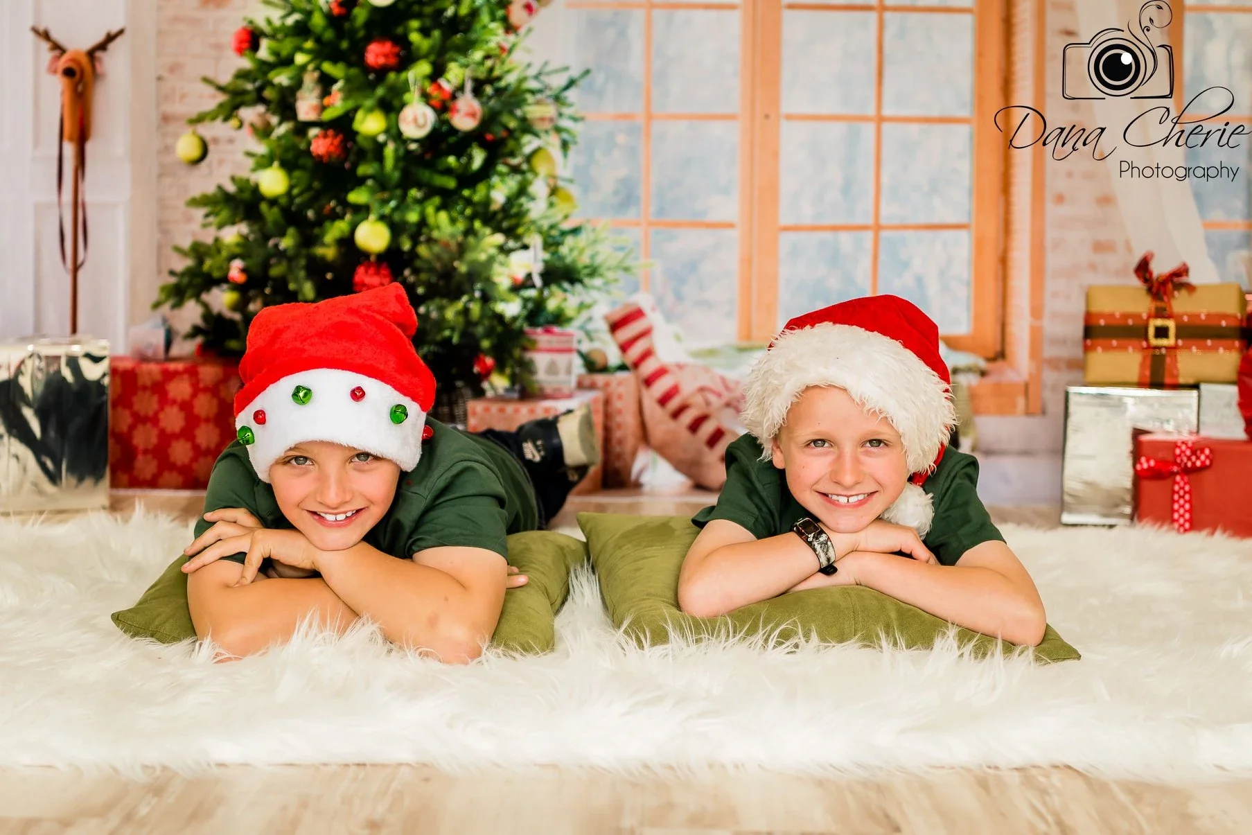 Kate Christmas Gifts Room Decoration Window View Backdrop - Image 4