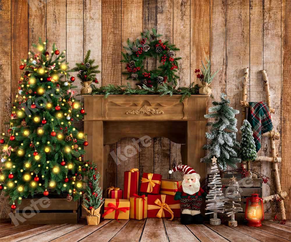 Kate Christmas Gifts Wreath Backdrop Designed by Emetselch - Image 3