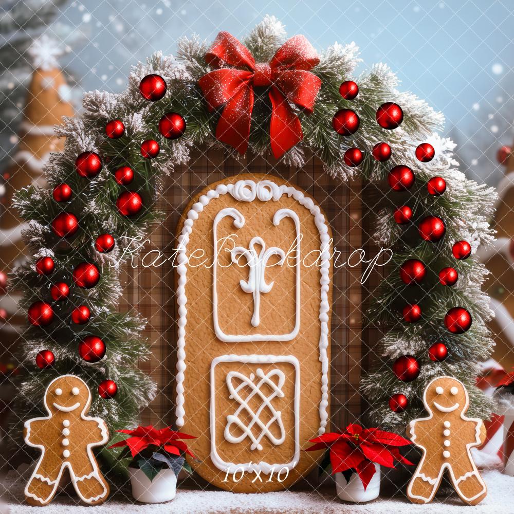 Kate Christmas Gingerbread House Garland Backdrop Designed by Mini MakeBelieve - Image 7