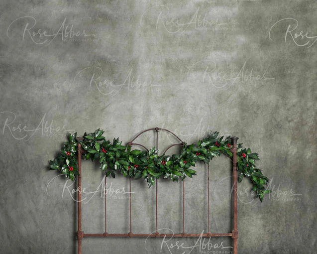 Kate Christmas Holly Bed Backdrop Designed By Rose Abbas - Image 3