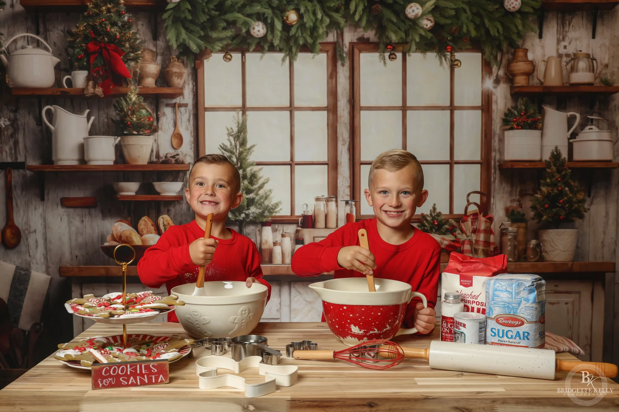 Kate Christmas Kitchen Backdrop Designed by Emetselch - Image 8