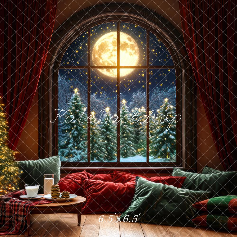 Kate Christmas Night Backdrop Milk Cookies Designed by Mini MakeBelieve - Image 3