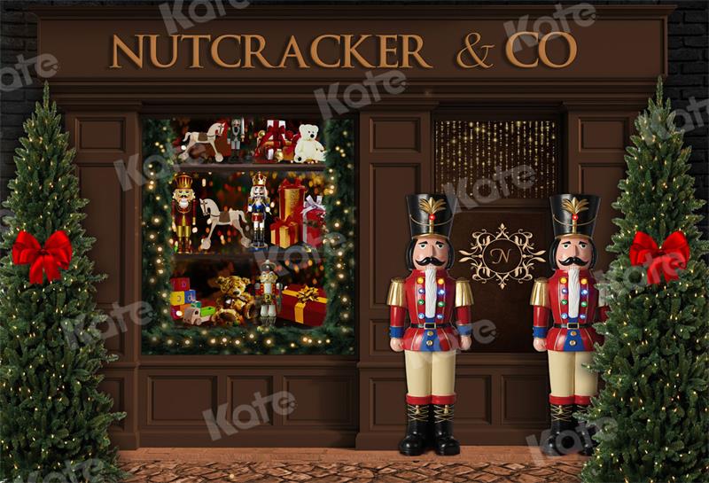 Kate Christmas Nutcracker Shop Backdrop Designed by Uta Mueller Photography - Image 2