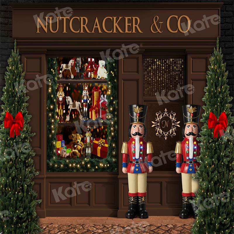 Kate Christmas Nutcracker Shop Backdrop Designed by Uta Mueller Photography - Image 3