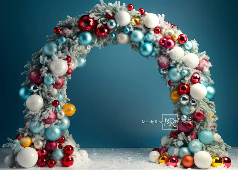 Kate Christmas Ornament Arch Backdrop Designed by Mandy Ringe Photography - Image 2