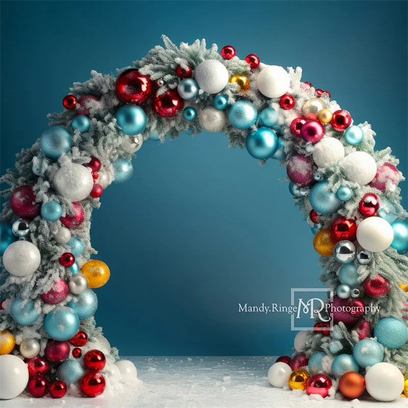 Kate Christmas Ornament Arch Backdrop Designed by Mandy Ringe Photography - Image 3