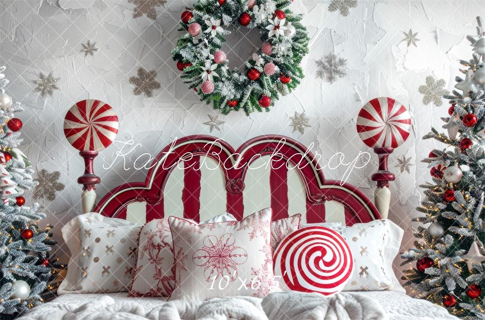 Kate Christmas Headboard Peppermint Backdrop Designed by Mini MakeBelieve - Image 4