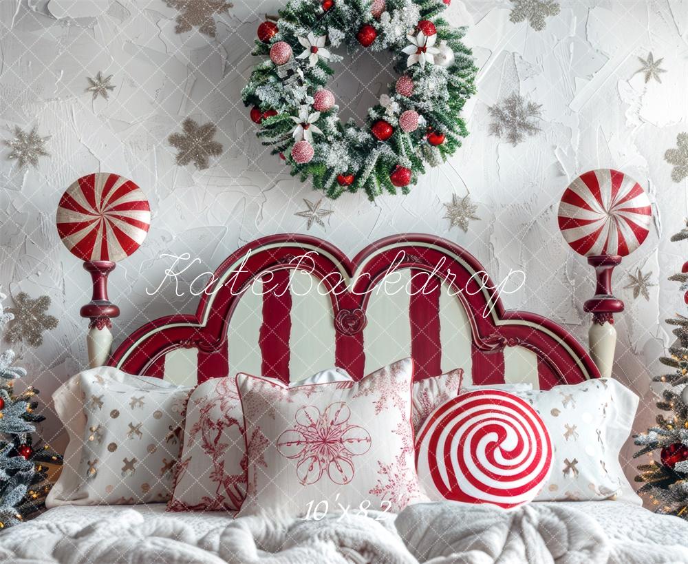 Kate Christmas Headboard Peppermint Backdrop Designed by Mini MakeBelieve - Image 5
