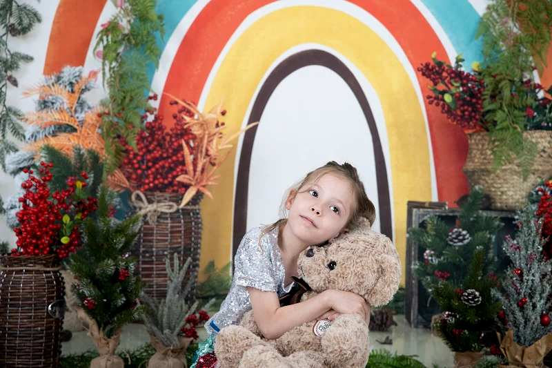 Kate Christmas Rainbow Cake Samsh Backdrop Designed by Emetselch - Image 3