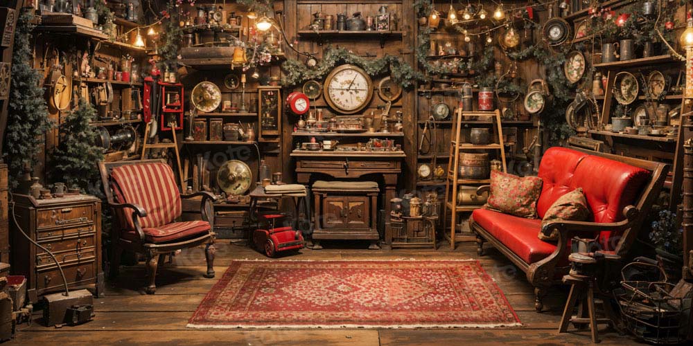 Kate Christmas Santa House Backdrop Designed by Emetselch - Image 11