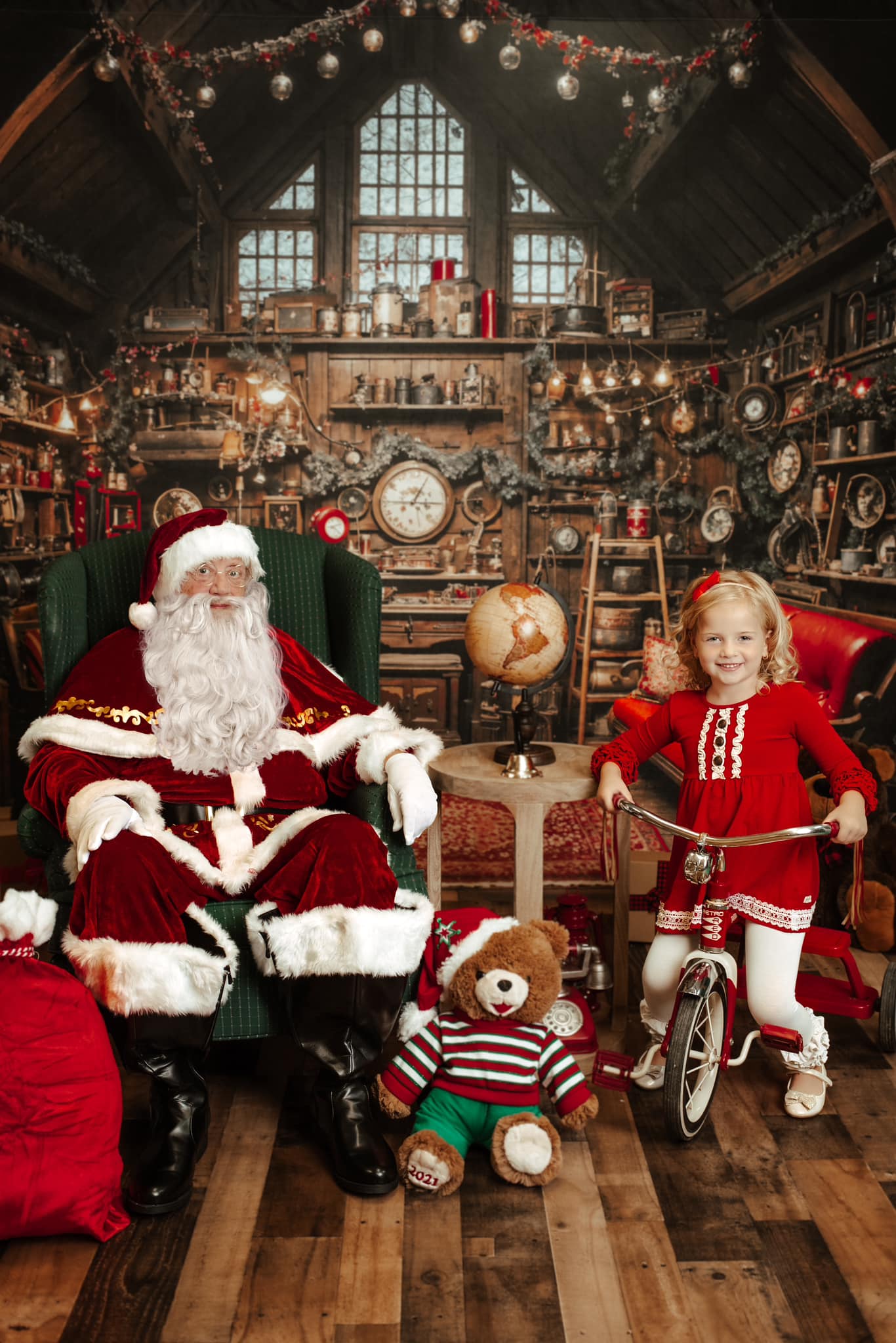 Kate Christmas Santa House Backdrop Designed by Emetselch - Image 6