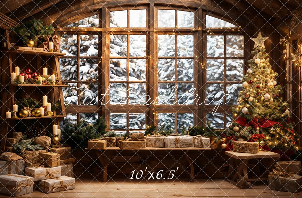 Kate Christmas Santa Room Window Sofa Backdrop Designed by Emetselch - Image 4