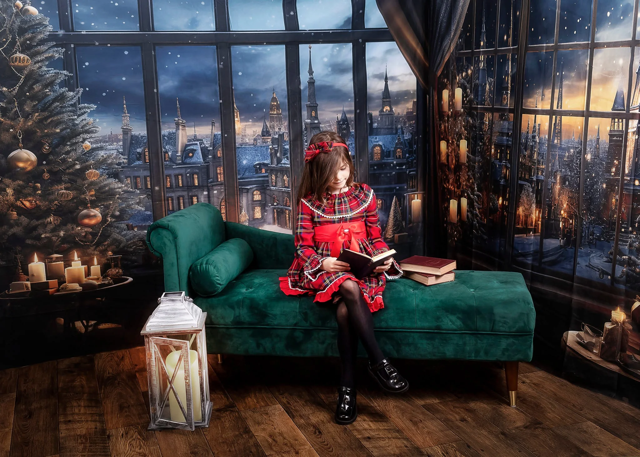 Kate Christmas Snowy Night Town Room Set - Image 3
