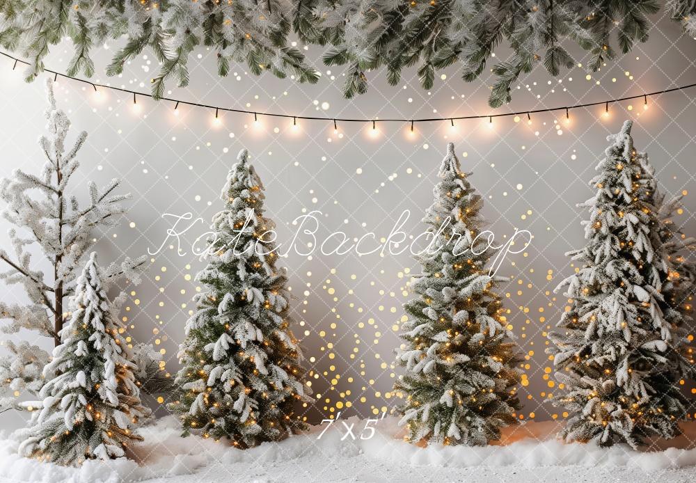 Kate Christmas Snowy Trees Backdrop Designed by Patty Robert - Image 2
