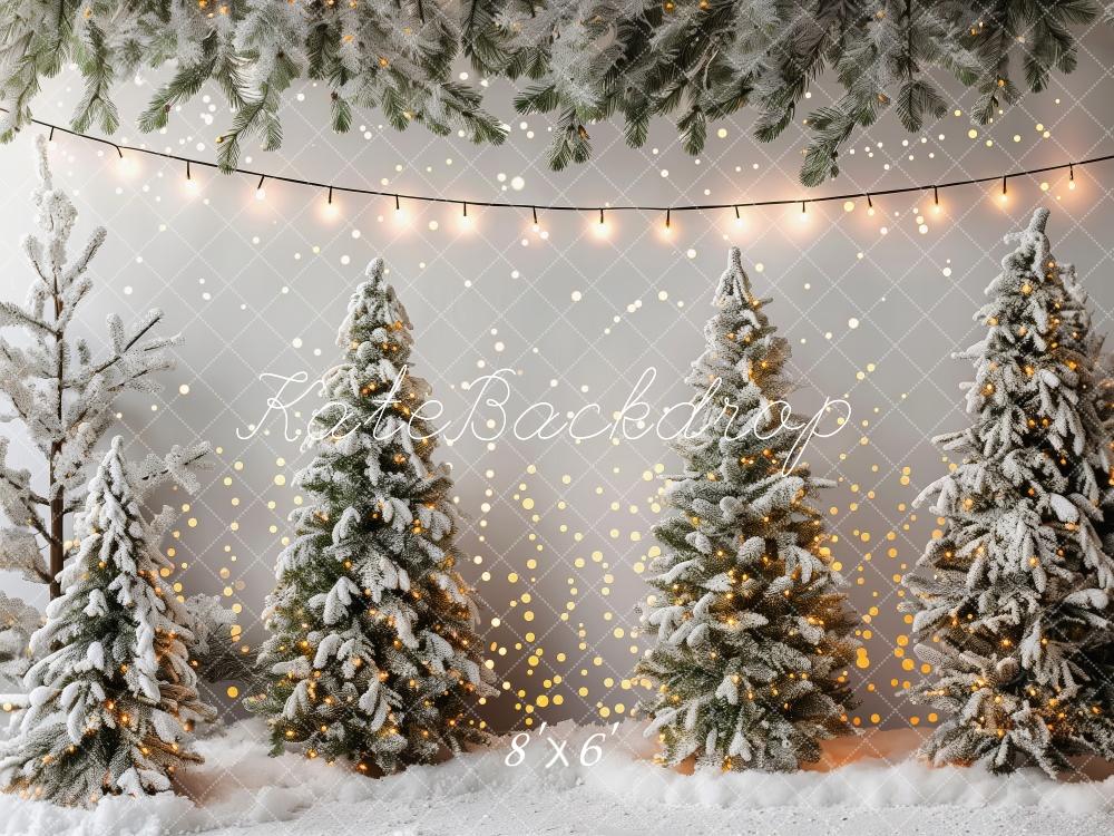 Kate Christmas Snowy Trees Backdrop Designed by Patty Robert - Image 4