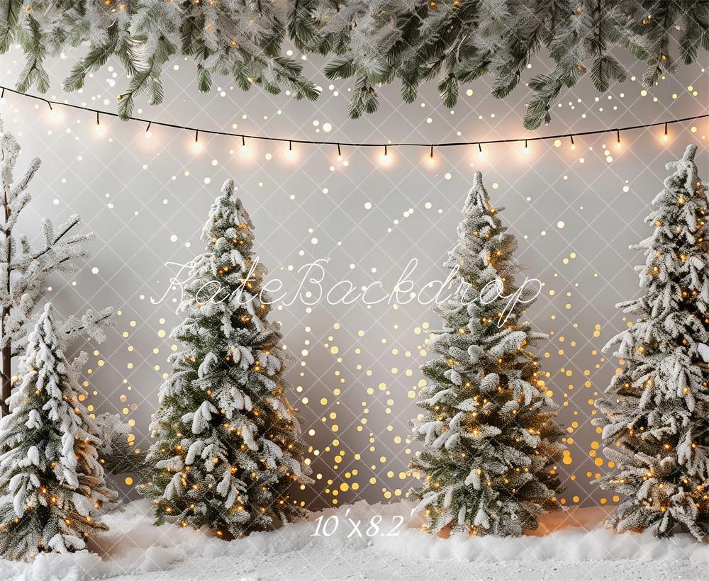 Kate Christmas Snowy Trees Backdrop Designed by Patty Robert - Image 5