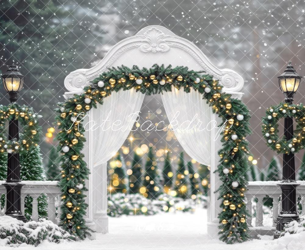 Kate Christmas Snowy Winter Arch Backdrop Designed by Mini MakeBelieve - Image 5