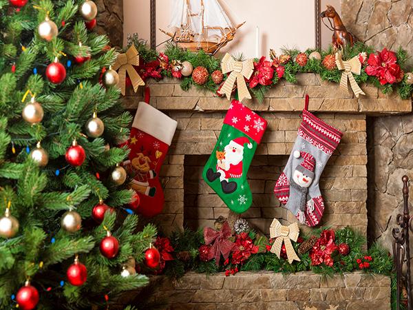 Kate Christmas Socks Decorations Background Photography Backdrop - Image 2